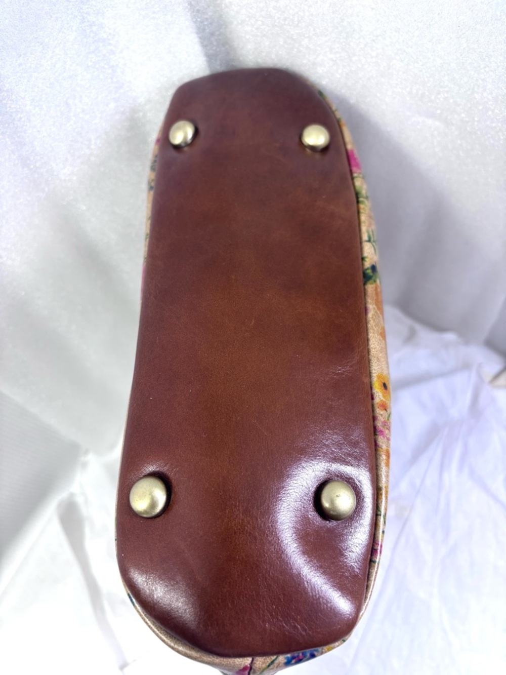 Patricia Nash Laureana Leather Sm Frame Satchel. Prairie Print. - Picture 6 of 9